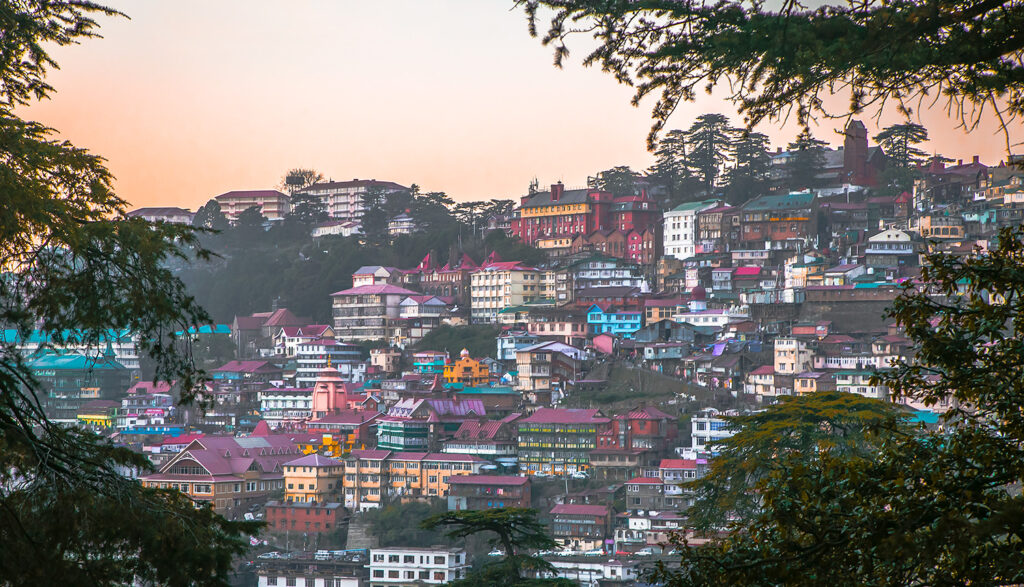 Shimla in the evening Destinations Desire