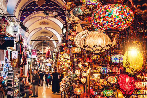 Turkish lanterns on the Grand Bazaar in Istanbul Turkey Destinations Desire
