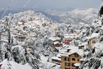 Snowfall in Shimla