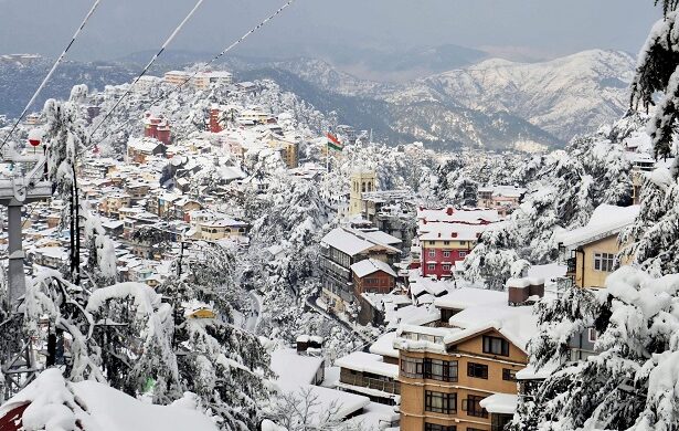 Snowfall in Shimla