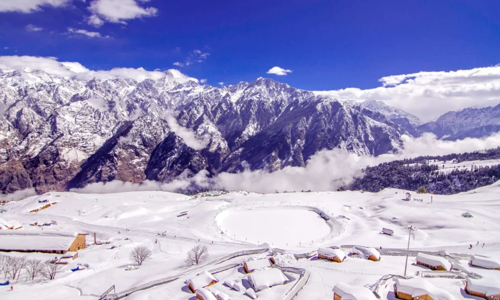 Destinations Desire Auli skiing and cable car view