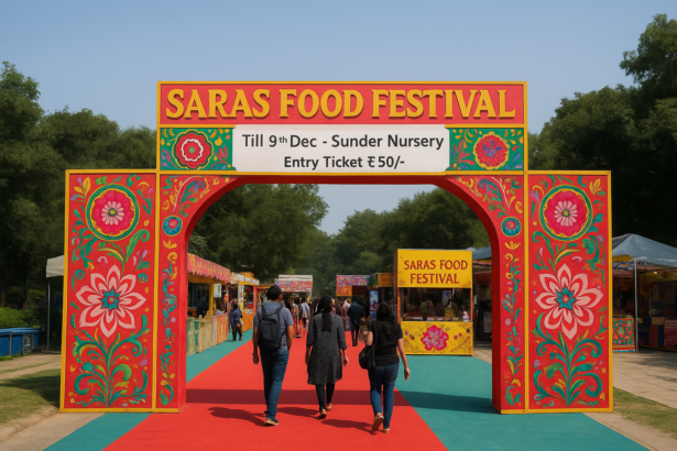 Saras Food Festival Entrance