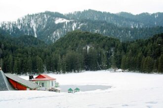 best snowfall places in india