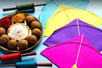 Delhi Kite Festival at Connaught Place during Makar Sankranti