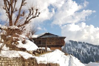 Traditional Himachali houses in Goshal Village