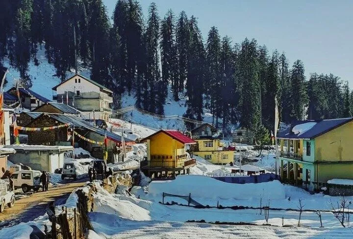 Jana Waterfall surrounded by apple orchards