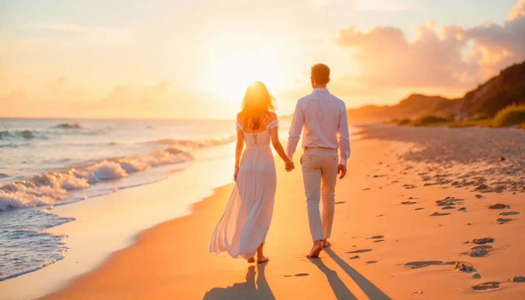 Destinations Desire Couple enjoying romantic holiday on Valentines Day