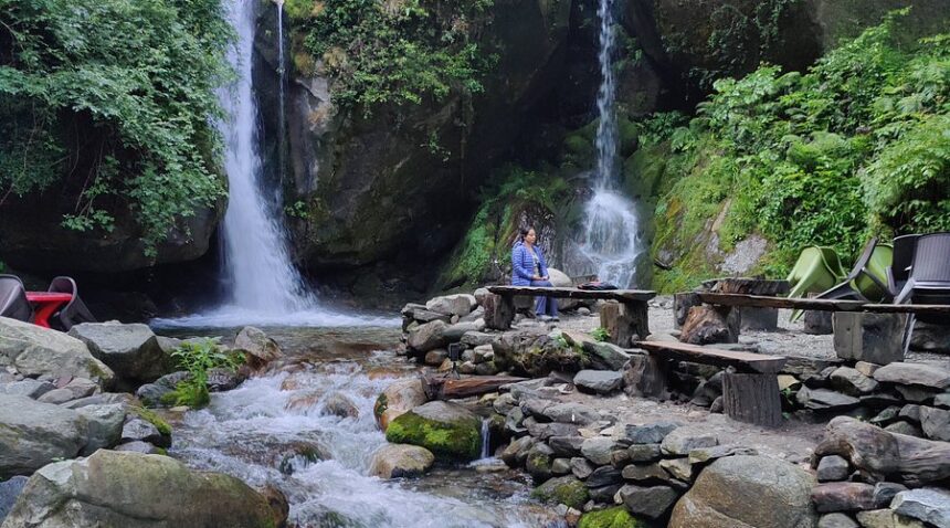 Goshal Village apple orchards near Old Manali