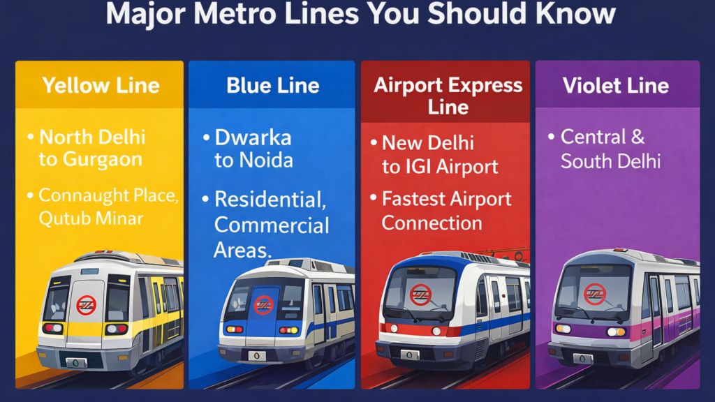 Metro lines Destinations Desire