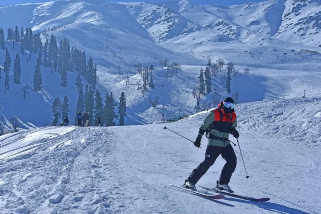 Skiing in Gulmarg