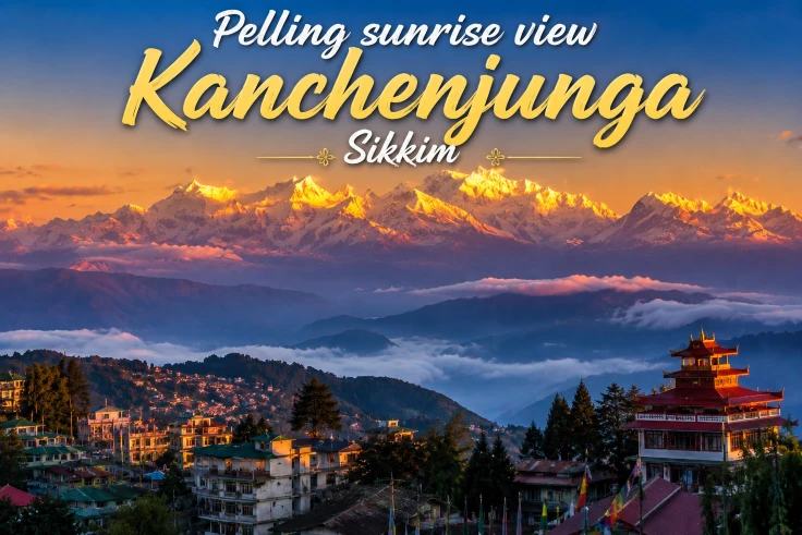Pelling sunrise view Kanchenjunga Sikkim1 Destinations Desire Pelling sunrise view Kanchenjunga