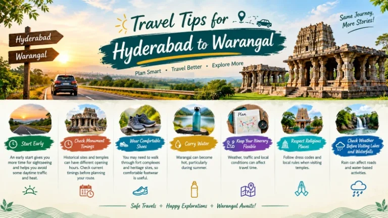 travel tips for hyderabad to warangal