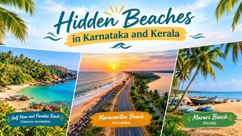 Hidden Beaches in Karnataka and Kerala Destinations Desire Hidden Beaches in Karnataka and Kerala