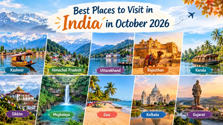 Places to Visit in India in October 2026 Destinations Desire Places to Visit in India in October 2026