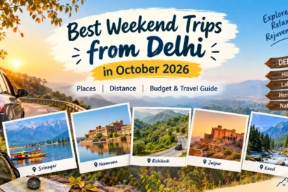 best weekend trips from delhi in October 2026