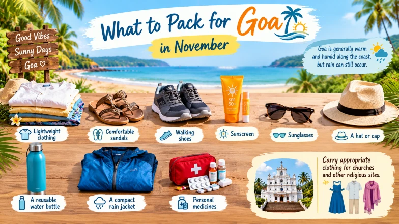 What to pack for Goa in November